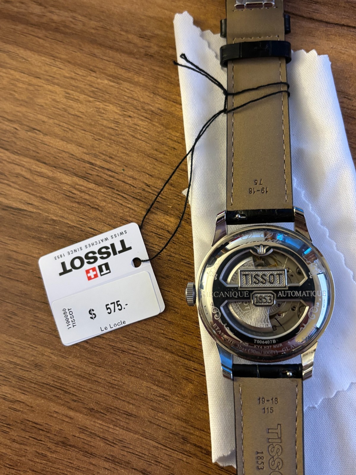 Tissot Le Locle Men’s Black Watch – T006.407.16.053.00