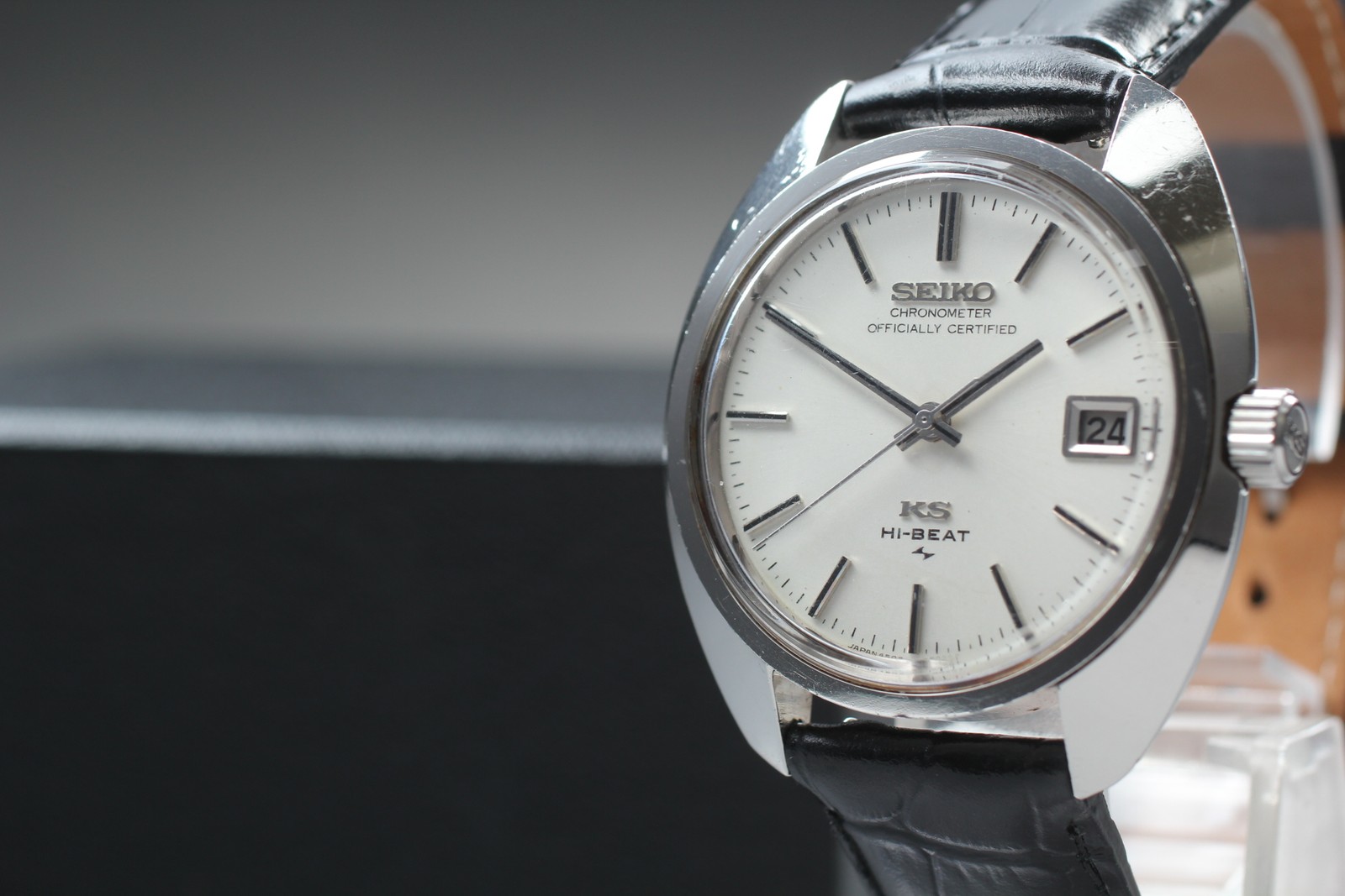 Vintage 1971 [Exc+5] King Seiko Hi-Beat 4502-8010 Silver Manual Men’s Watch