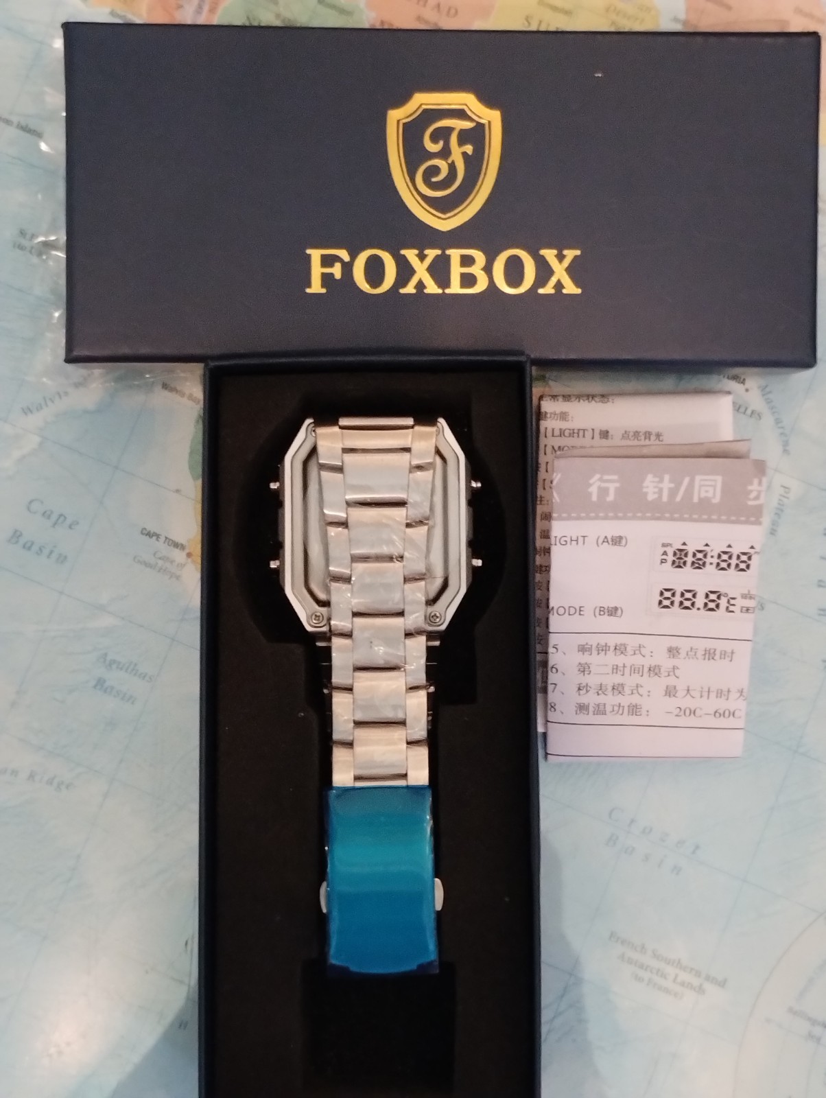 Fox Box Digital Analog Watch