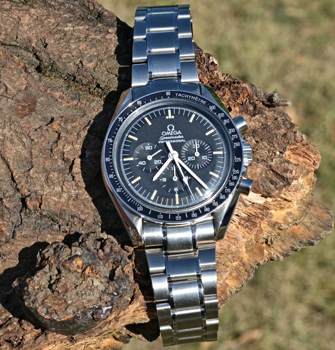 Omega Speedmaster Moonwatch Chrono 1996 Transition Movement 1861 Dial 861