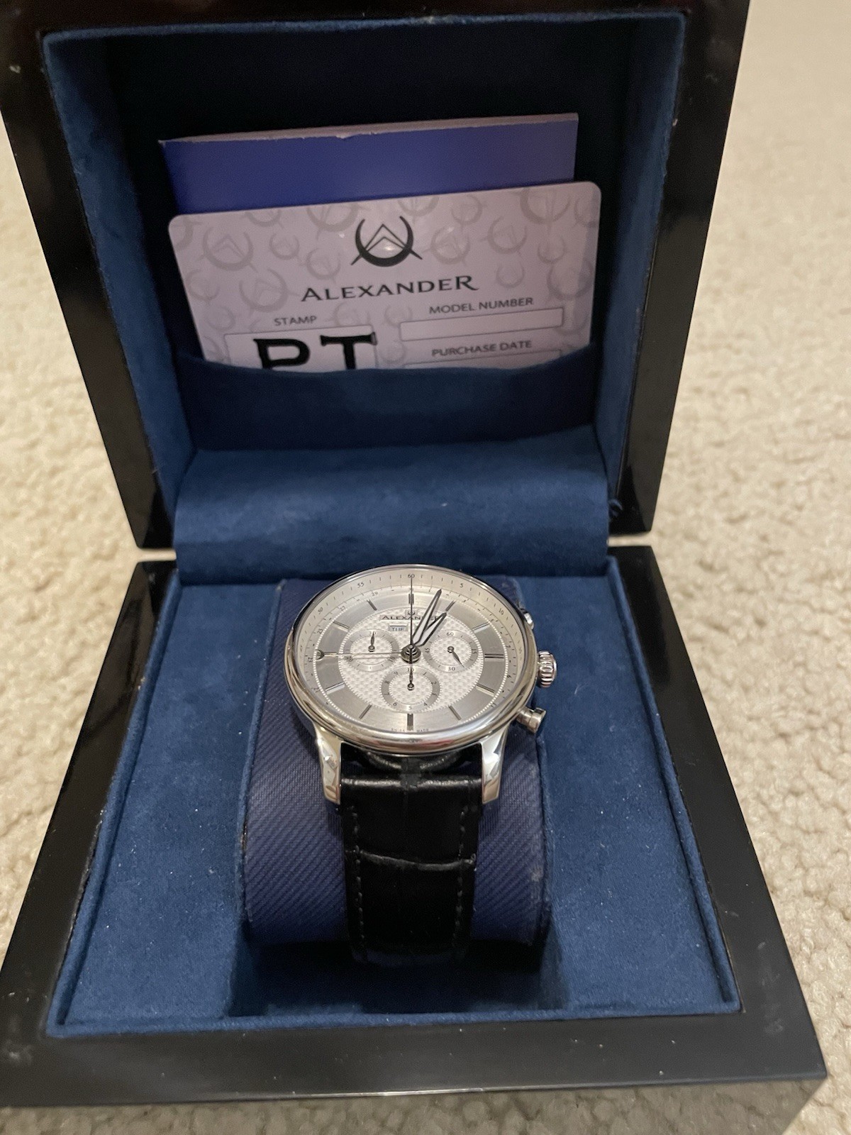 Alexander Watch Chieftain Chronograph Quartz A101-01