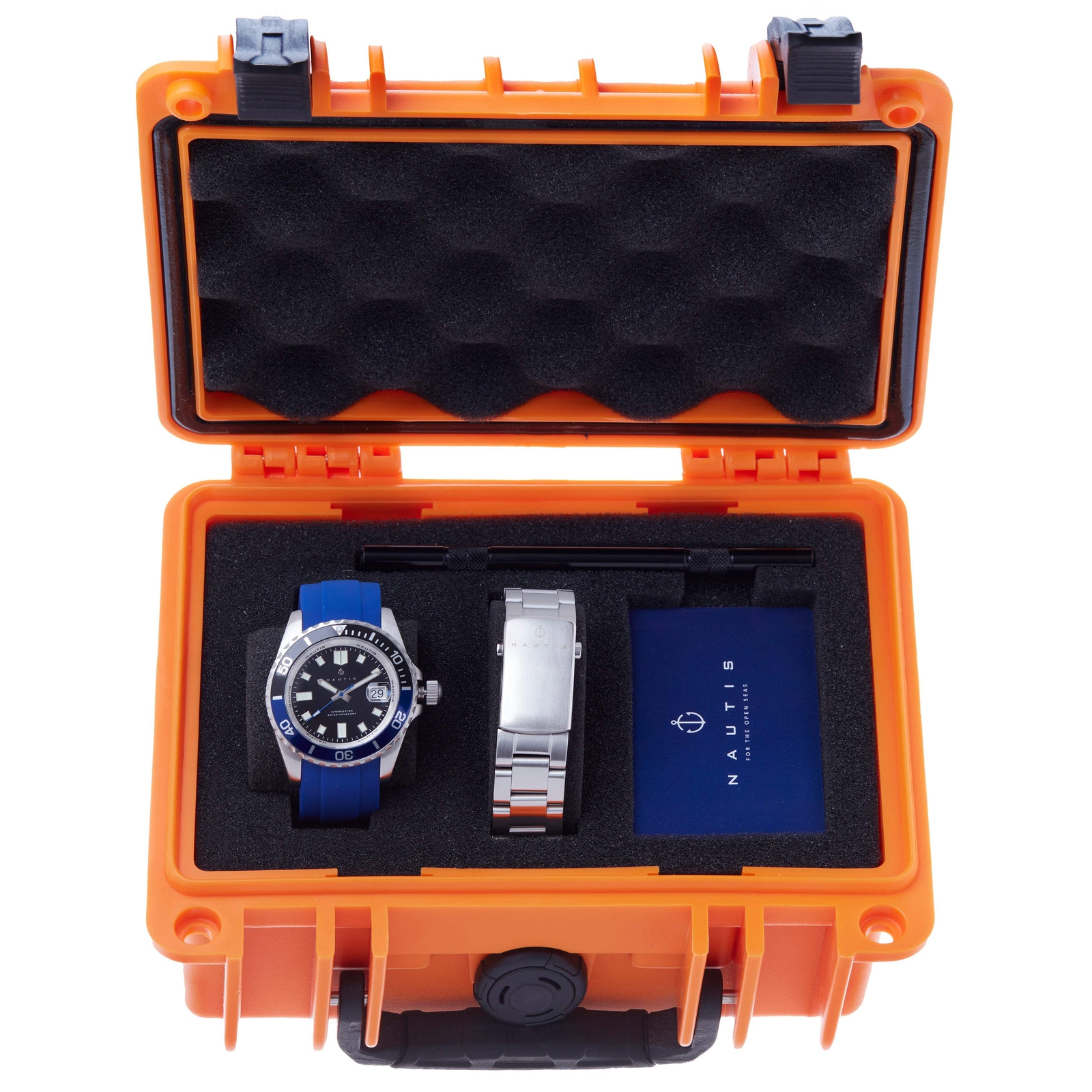 Interceptor Navy | Black Dial Wristwatch 19161G-D