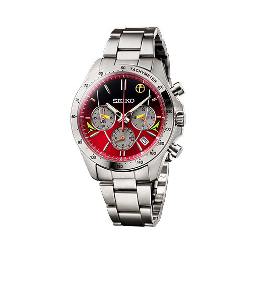 Evangelion Shinkansen 500 TYPE EVA-02 Watch From JP NEW
