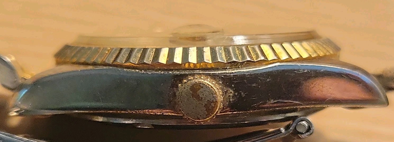 RARE Vintage Dr. Roy Plunkett Discovered Teflon Sweeda Analog Date Watch-Works