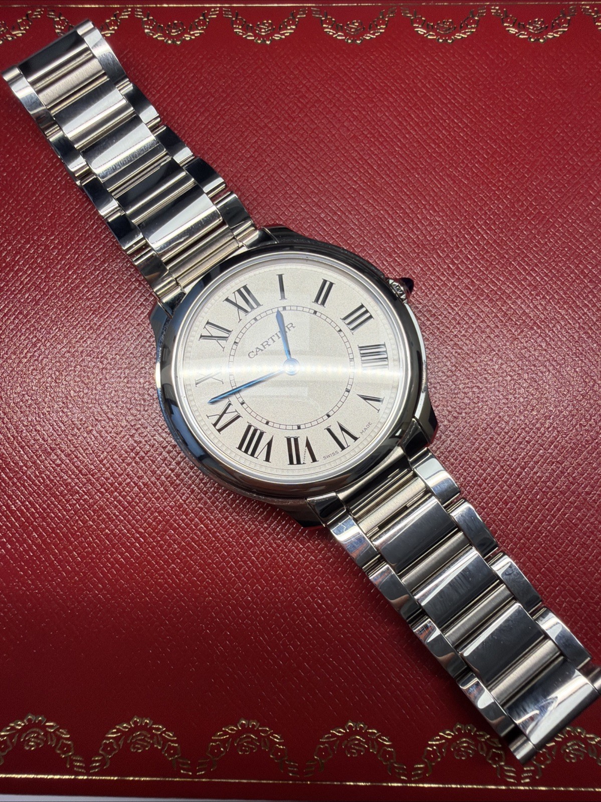 Cartier Ronde 36mm Stainless Steel Watch WSRN0034