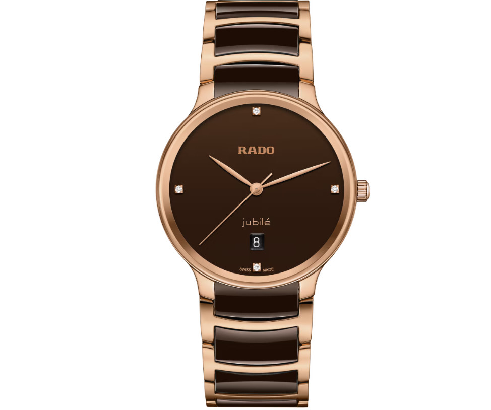 Rado Centrix Automatic Diamonds Stainless Steel Brown Dial Men’s Watch R30023712