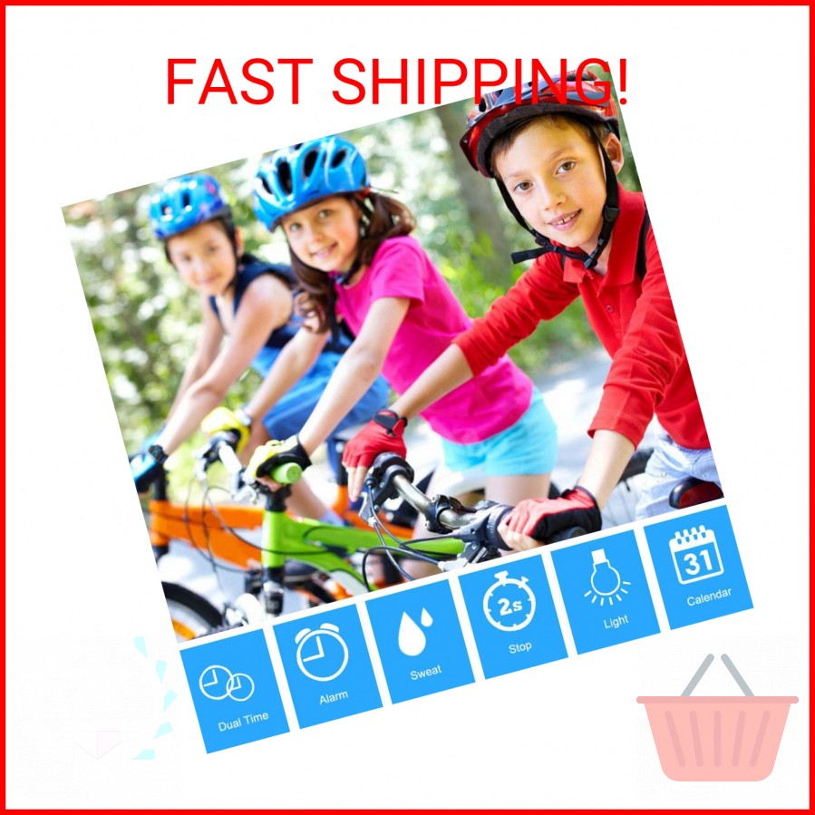 Cofuo Kids Watches Boys for 5-12 Year Old, Analog-Digital Sports Waterproof Watc