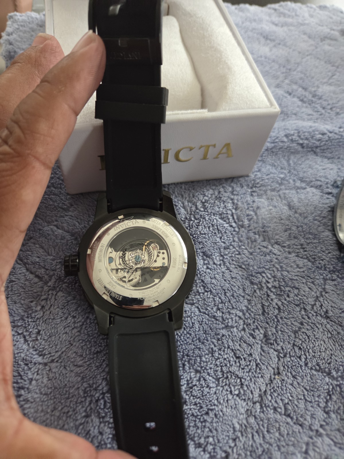 Invicta S1 Rally Race Team 26619 Red Automatic Movement Flame Fusion Crystal
