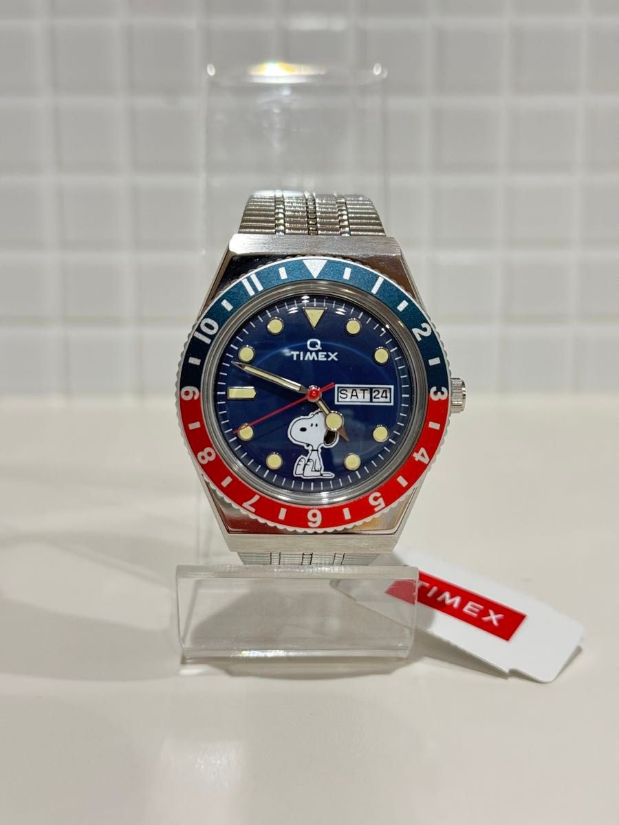 [B1P] Timex Q Snoopy Peanuts 70th Anniversary Pepsi Quartz Watch [h7y]