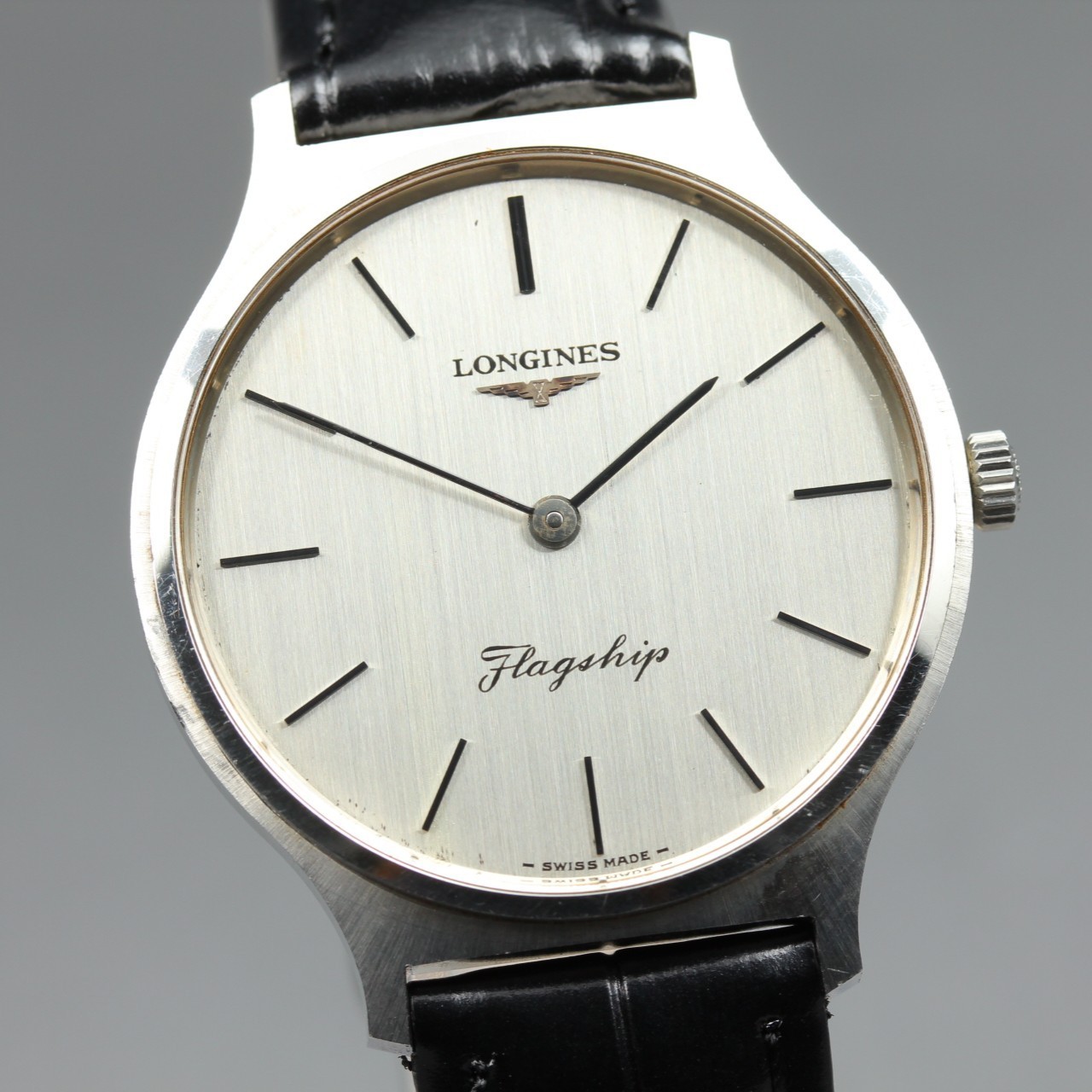 Vintage [N Mint] Longines Flagship L847.3 Silver 33mm Men’s Manual Watch JP #315