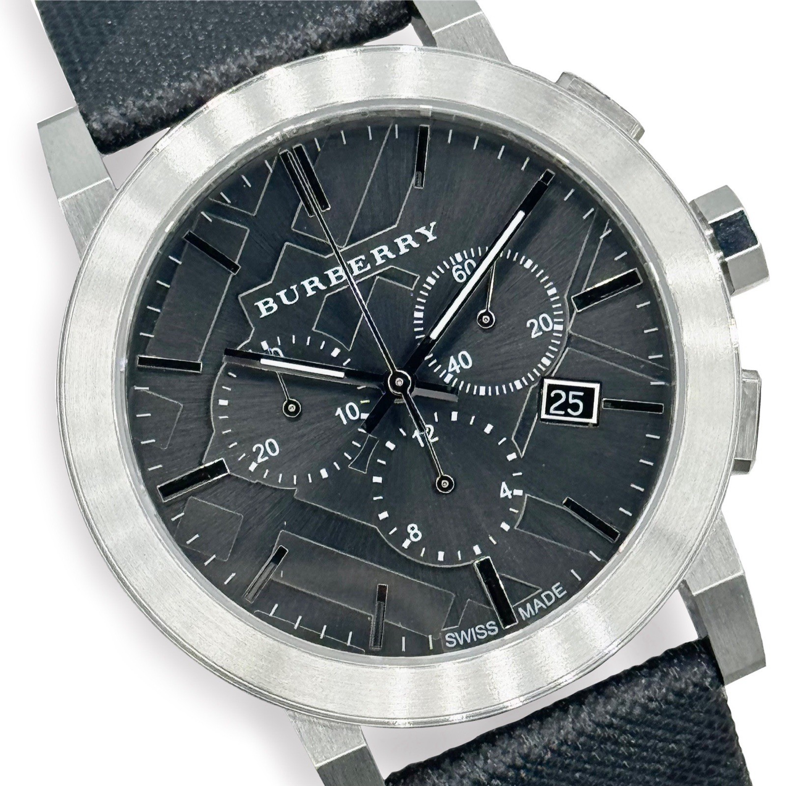BURBERRY The City BU9359 Stainless Steel Black Dial 42 mm Wristwatch