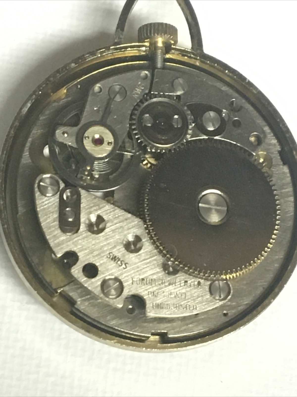 Vintage Arntime Lifetime MainSpring Gold Tone Antimagnetic Pocket Watch Running