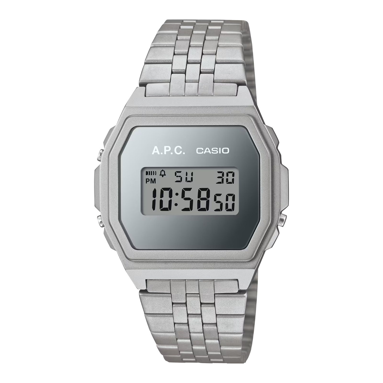 Casio A.P.C. Montre SILVER Digital Watch (A1000ACD-7) – NEW