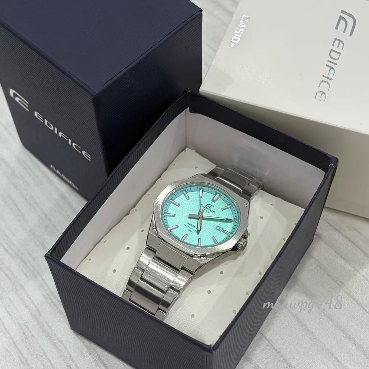 CASIO Edifce Sapphire crystal steel band Men’s watch EFR-S108D-2BV