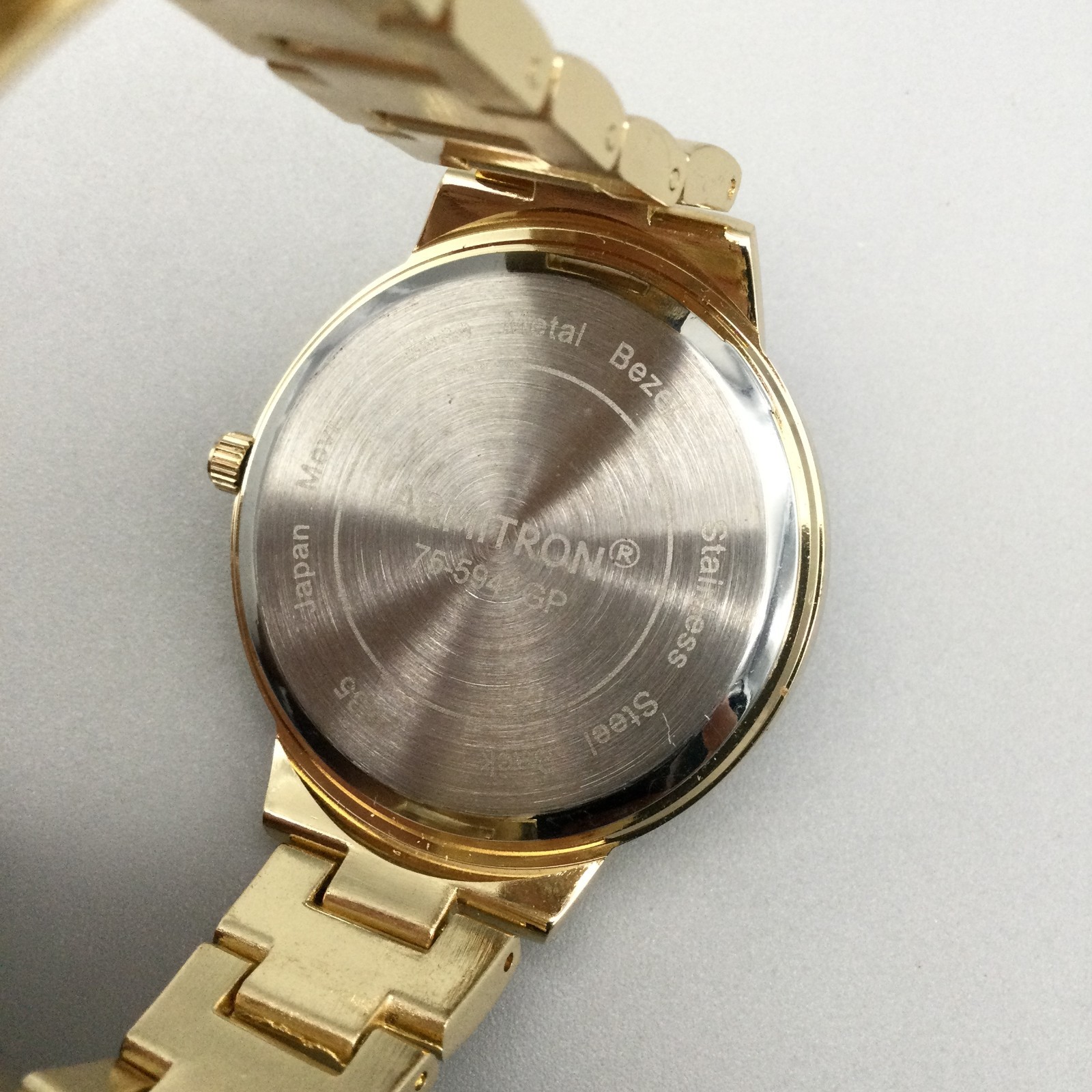 Armitron Watch Womens 37mm Gold Silver Two Tone Starburst Dial With Tags 7″