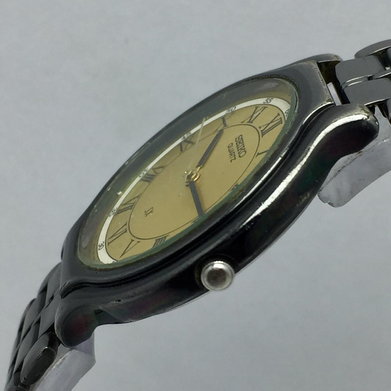 Seiko SX Black Tone V701-1K20 Roman Dial Vintage Men’s watch