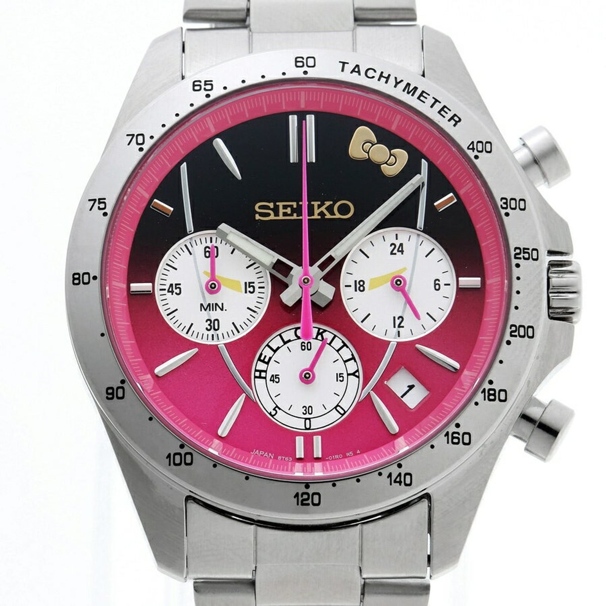 SEIKO × Hello Kitty Shinkansen 500 Series 25th Anniversary Limited Pink Watch JP