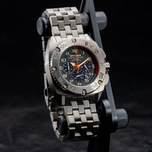 New MTM Patriot Silver Tit PAT-TSL-BLCK-MBTI Wristwatch Watch w/ Box