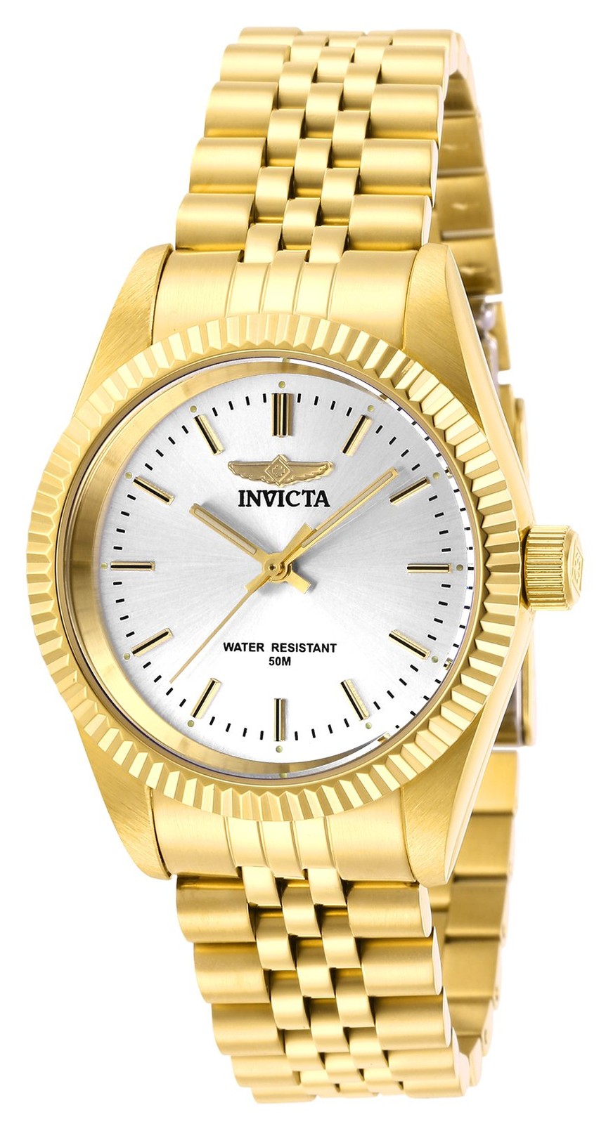 Invicta Women’s Watch Specialty Silver Tone Dial Yellow Gold Bracelet 29407