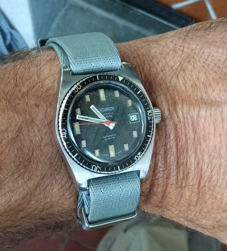 EstelWatch Automatic Meteorite Skin Diver