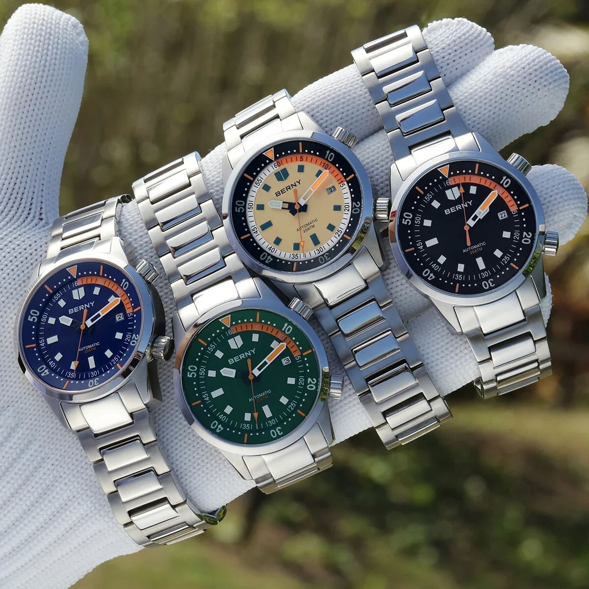 Hight Quality Diver Men’s Automatic Mechanical Luminous 20ATM Sapphire Watch