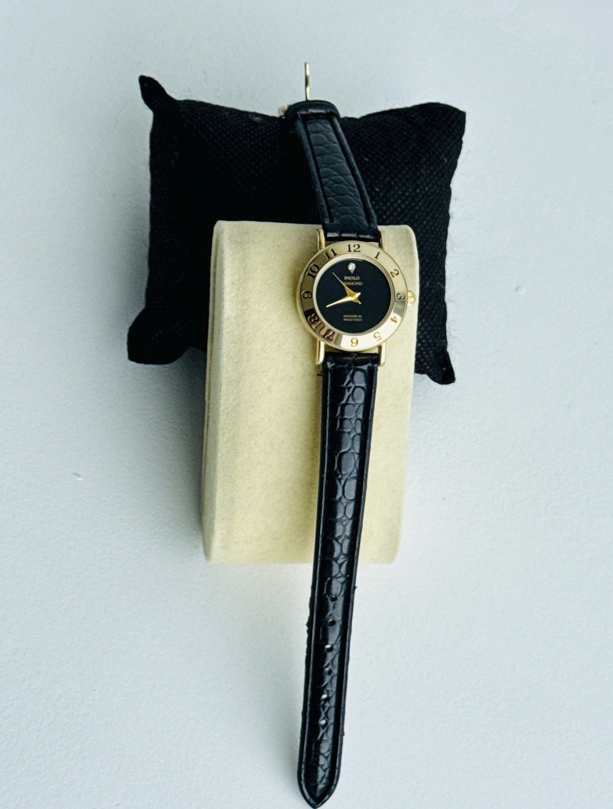 Vintage Paolo Gucci Diamond Wrist Watch