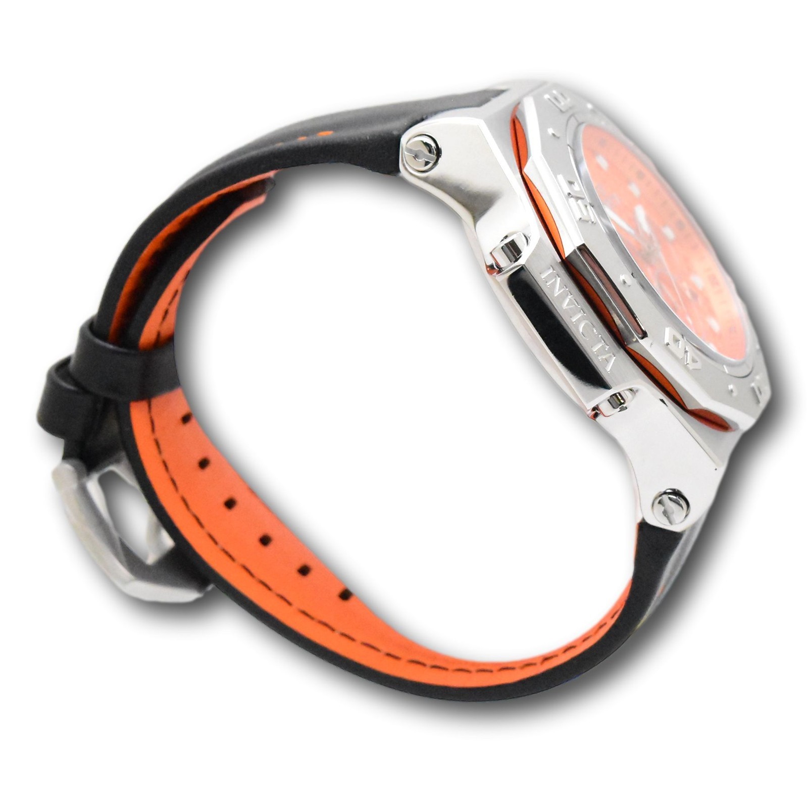 Invicta Akula Iron SubNautica Men’s 58mm Orange Dial Chronograph Watch 49068