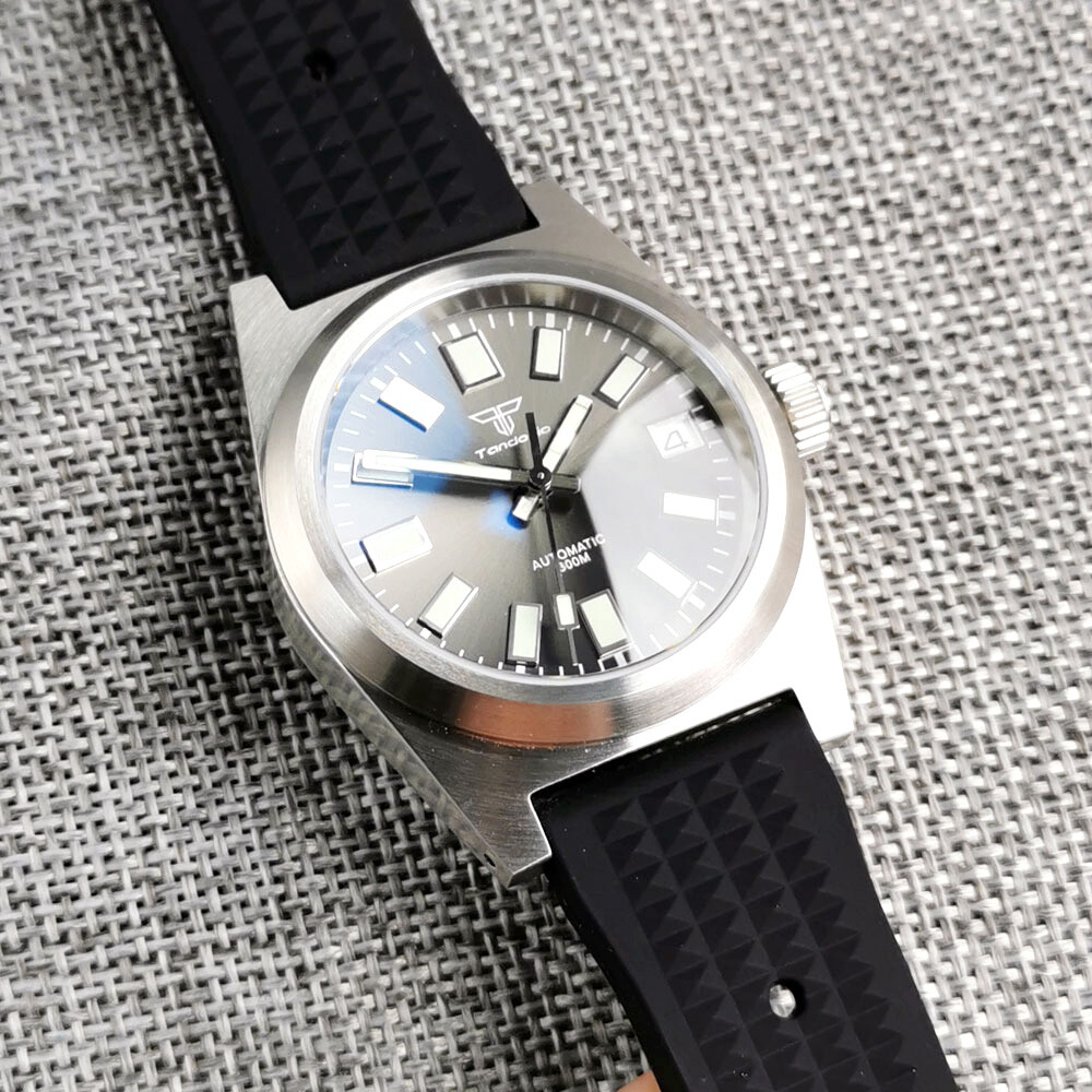 20ATM 38mm Tandorio Blue Black Gray dial NH35A PT5000 Automatic mens Watch