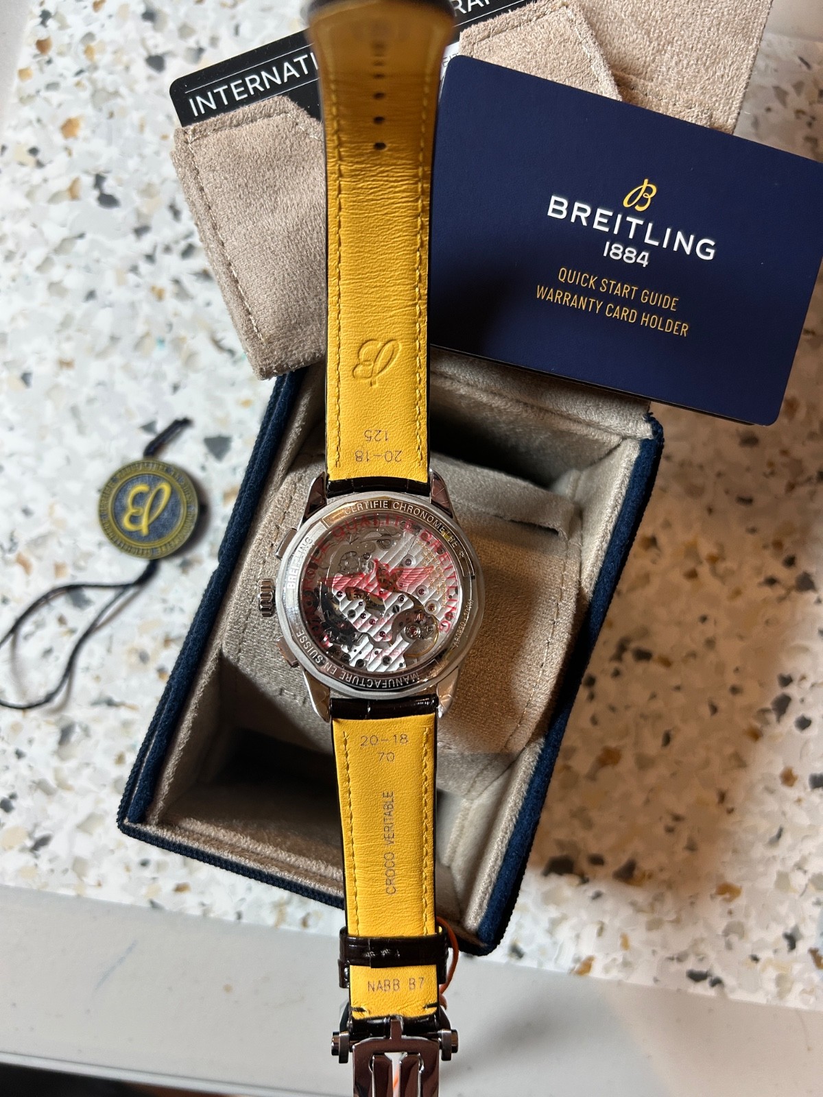 NEW/UNWORN Breitling Premier B09 Chronograph Champagne 40mm – with box/papers