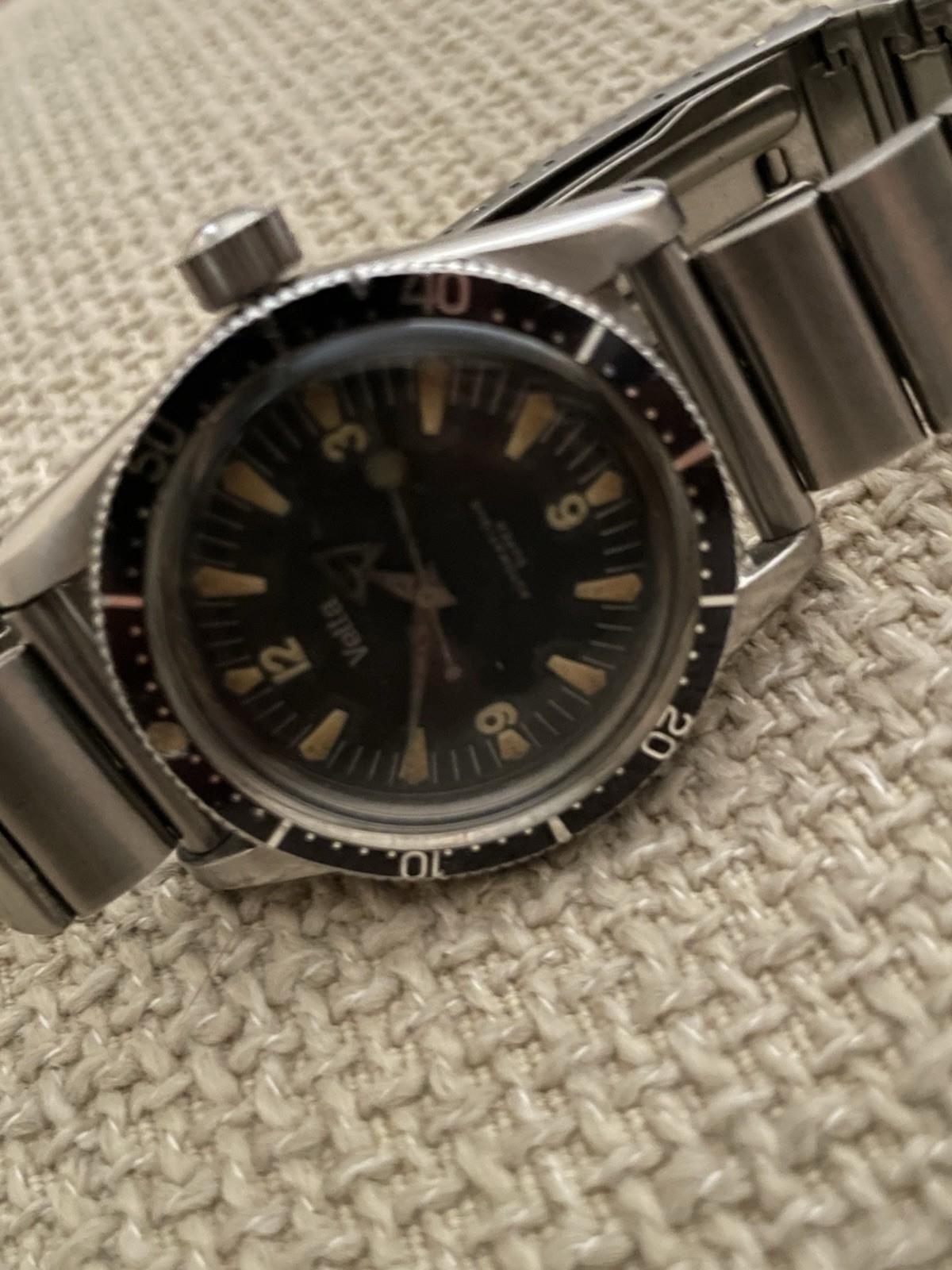 Vetta Super Diver 1960 Oversize Rare Case Patent Aka Titus Calipsomatic, Doyle