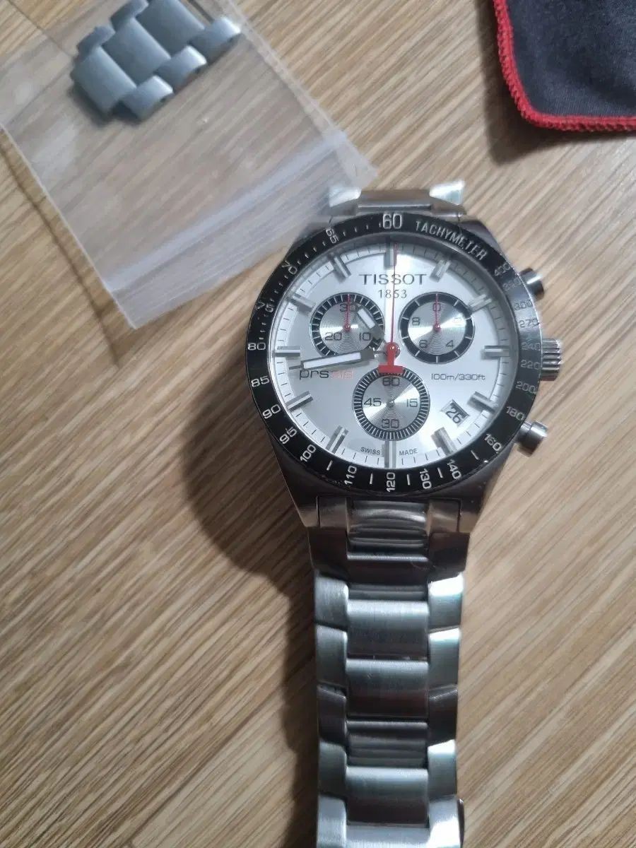 TISSOT Tissot PRS516 Chronograph Silver Metal T Shirt