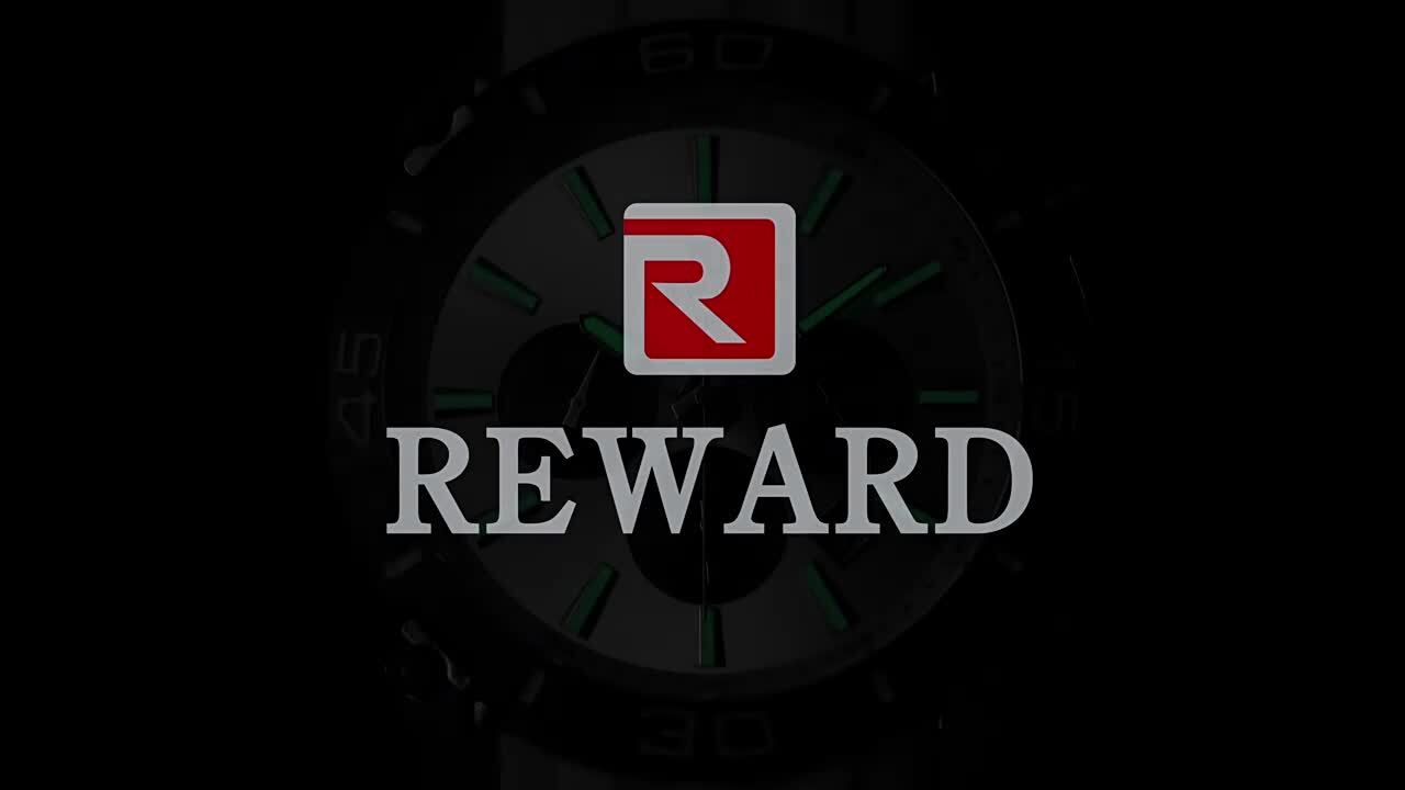 REWARD Men’s Multifunction Chronograph Calendar Luminous Waterproof Quartz Watch