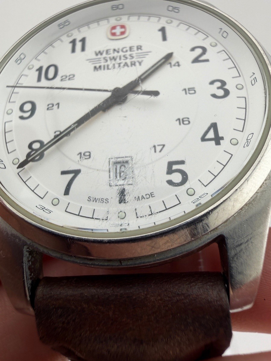 Wenger Swiss Military Terragraph 79311S 41.4mm Stainless Steel Wristwatch