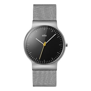 [B1R] Braun BN0211BKSLMHG Slim Stainless Steel Quartz Watch [x4p]