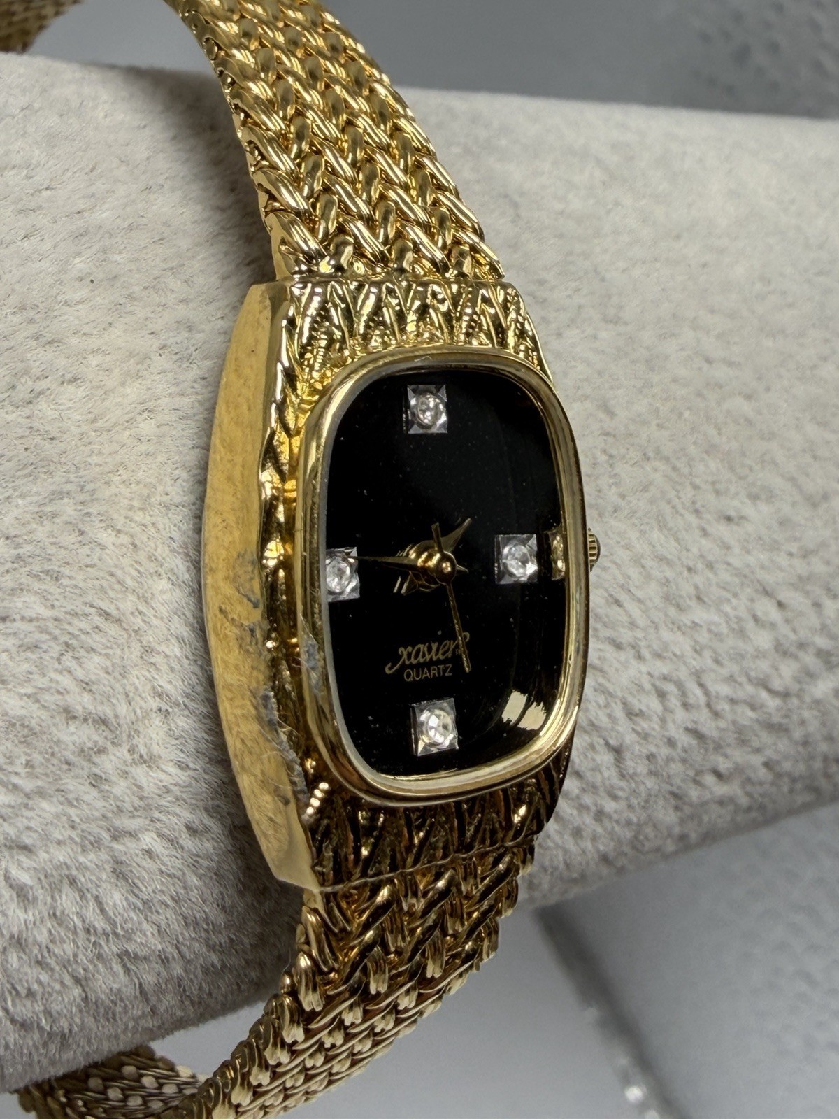 Xavier Ladies Watch New Battery 17MM 7.25″ Gold Tone Vintage