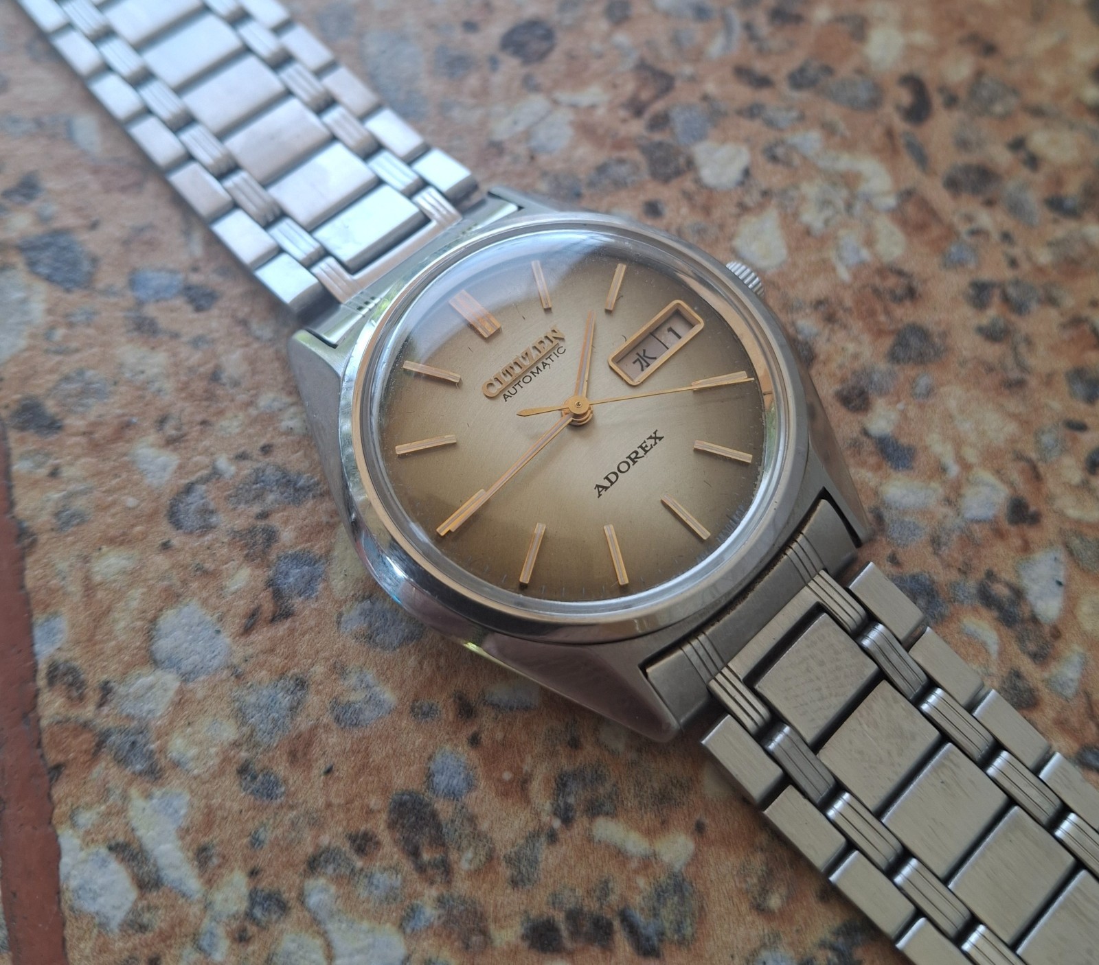 Vintage Citizen Adorex 21 Jewels Automatic December 1974 JDM KANJI 28800
