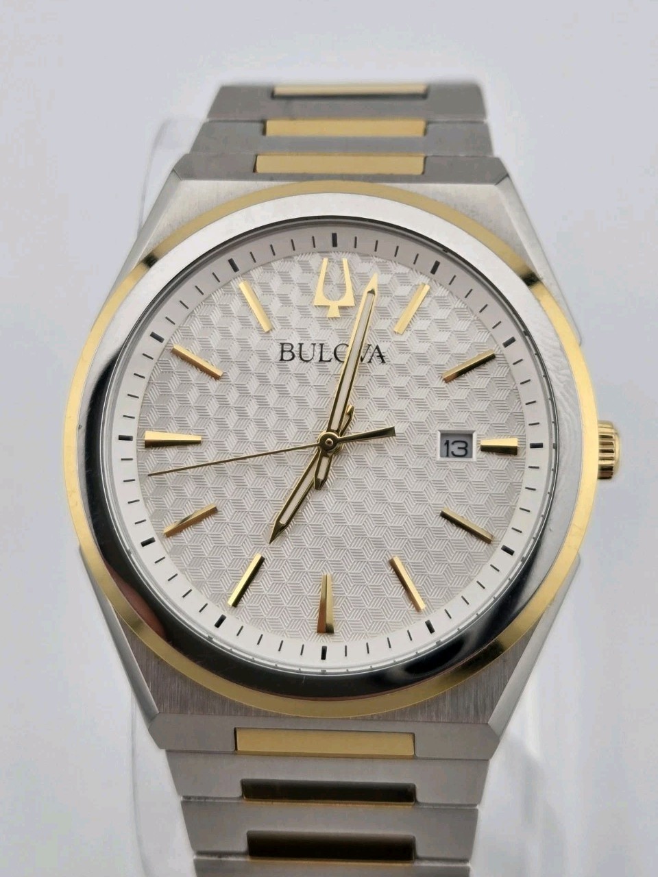Bulova Watch Men’s Classic Two-Tone Stainless Steel Quartz 98B424