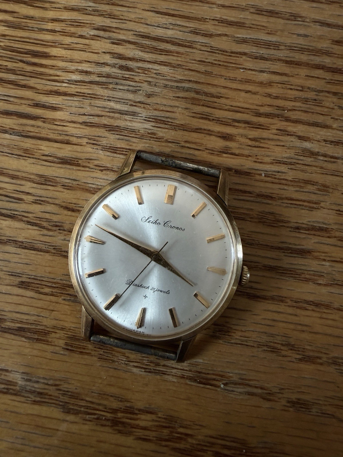 Vintage 1960s Seiko Cronos J15009 Manual Wind Dress Watch – Made in Japan