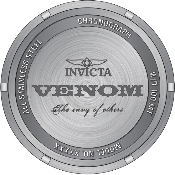 Invicta Venom Quartz Gun Metal Dial Men’s Watch 53 mm 48169