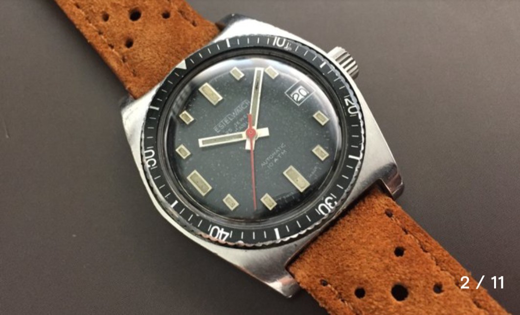 EstelWatch Automatic Meteorite Skin Diver