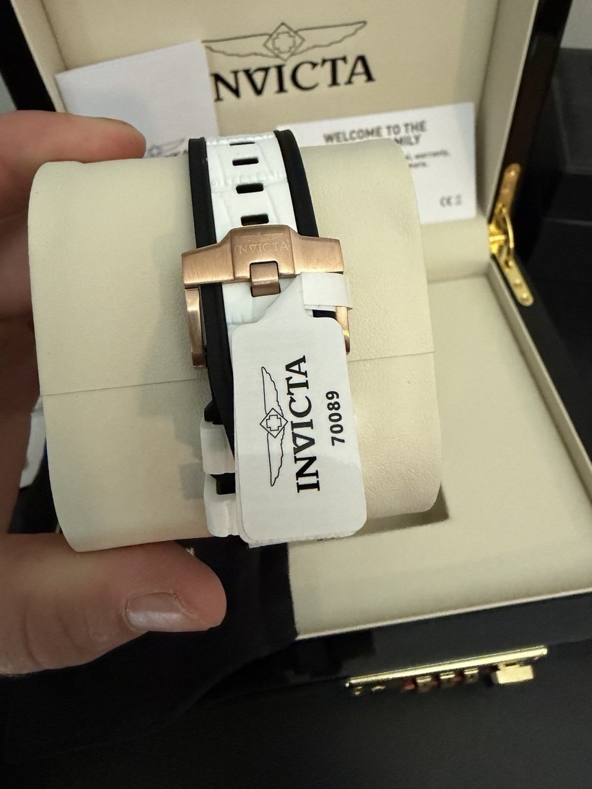 70089 – Invicta Celestial Naosia Automatic Men’s Watch – 44.5mm, White Black