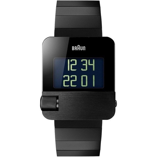 Braun Prestige BN0106 BKBTG 42mm Black Men’s Wristwatch Ventura Collab steel