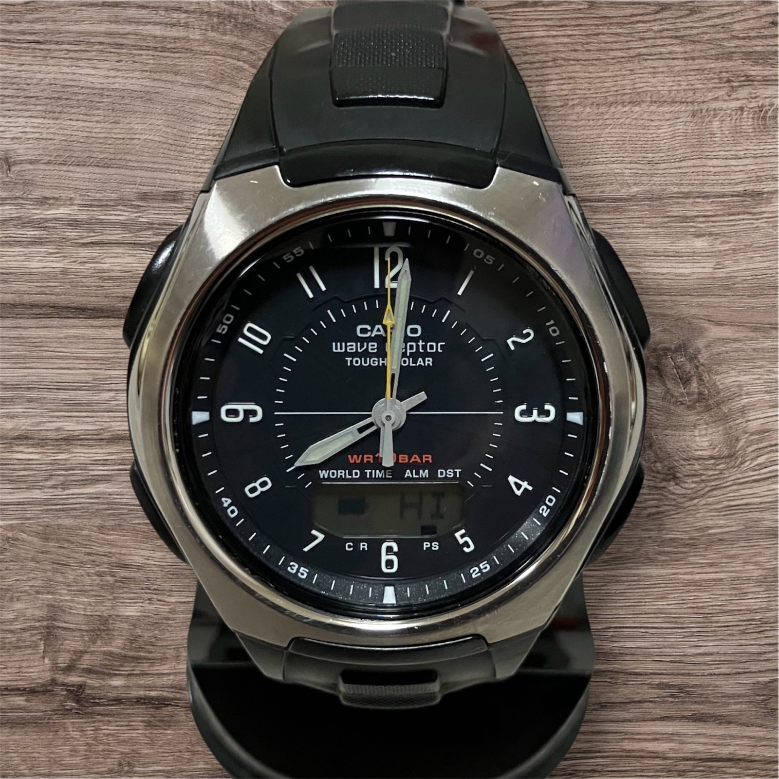 Casio WVA-430J Tough Solar Wave Ceptor Ana-Digi Watch New battery installed