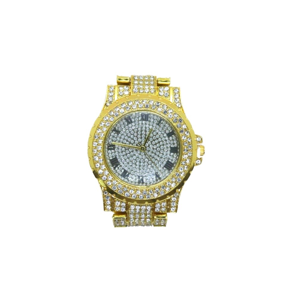Lancardo Watch Roman Numerals Quartz Men’s Alloy Waterproof Fashion