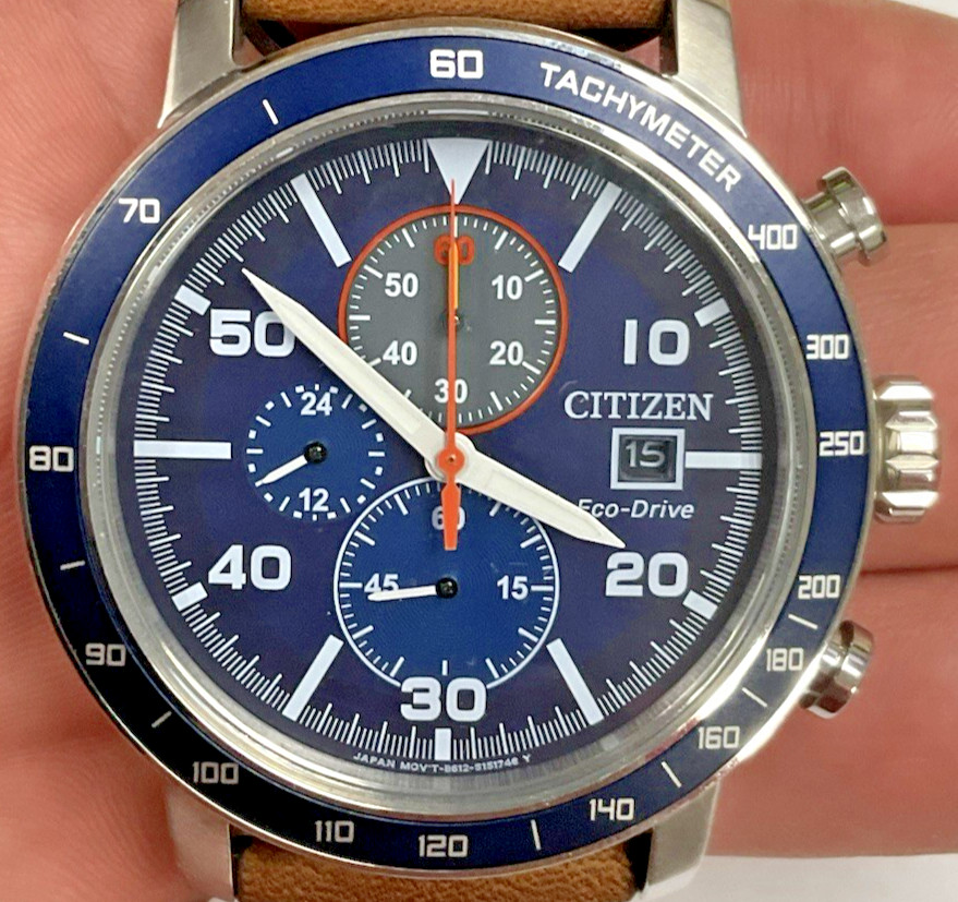 MENS CITIZEN BRYCEN WEEKENDER ECO-DRIVE CHRONOGRAPH B612-S111200