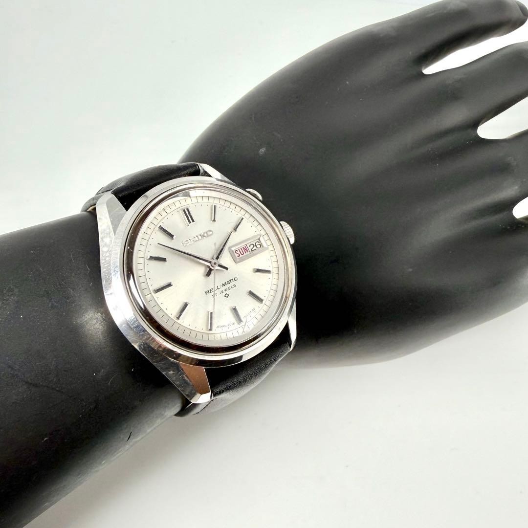 Bell-Matic 4006-7010 Auto Alarm SEIKO 36mm 19.5cm 7.7in 1967 Running Vintage