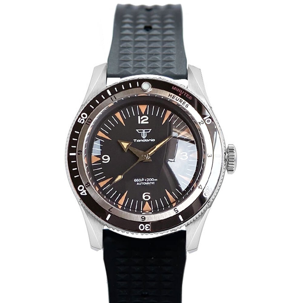 Double Bow Sapphire Glass 40mm Diver 20ATM Japan NH35A Automatic Watches for Men