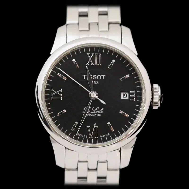 Tissot T41118353 Automatic Black Dial Wristwatch