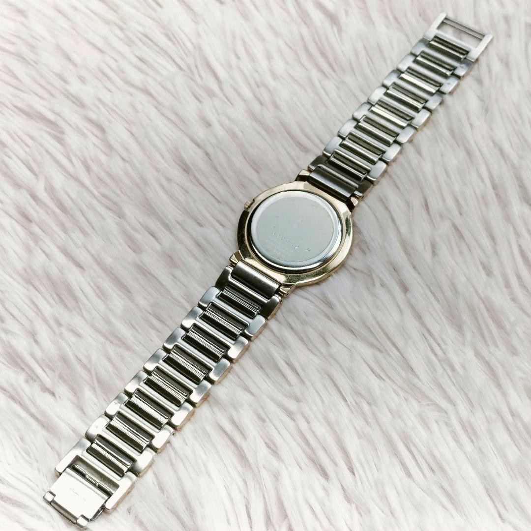 Yves Saint Laurent YSL Watch Gold Black Dial Quartz Unisex Working From Japan