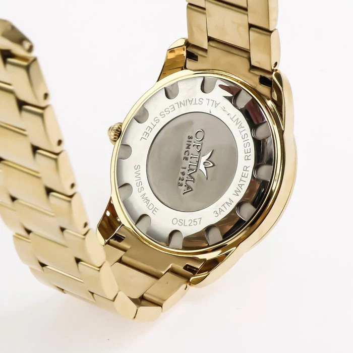 Optima – Swiss Watch – OSL257-GG-1 Swiss made Ronda 38 mm OSL257 30 m (3 ATM